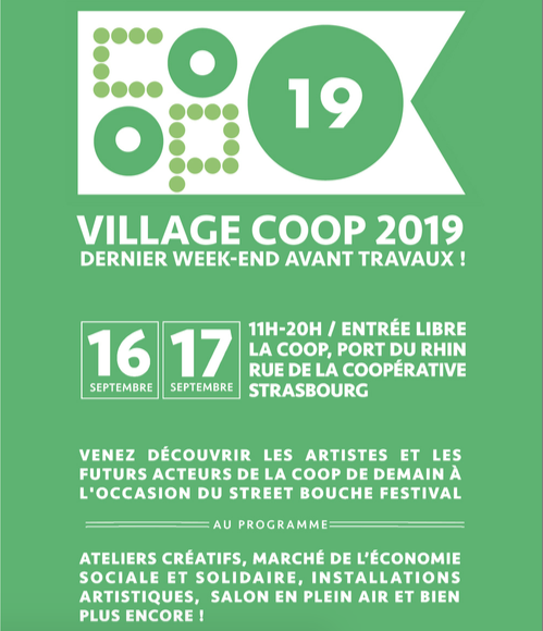 VILLAGE COOP 2019 : dernier week-end avant travaux !